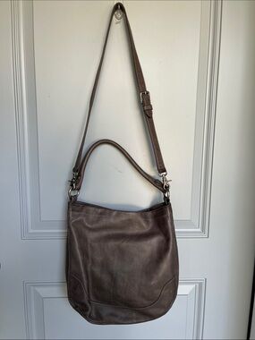 Frye Melissa Hobo Grey